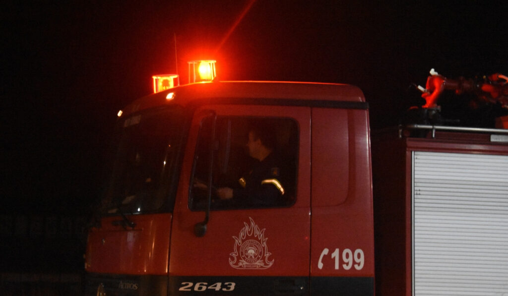 Φωτιά στη λίμνη Δασίου Κορινθίας