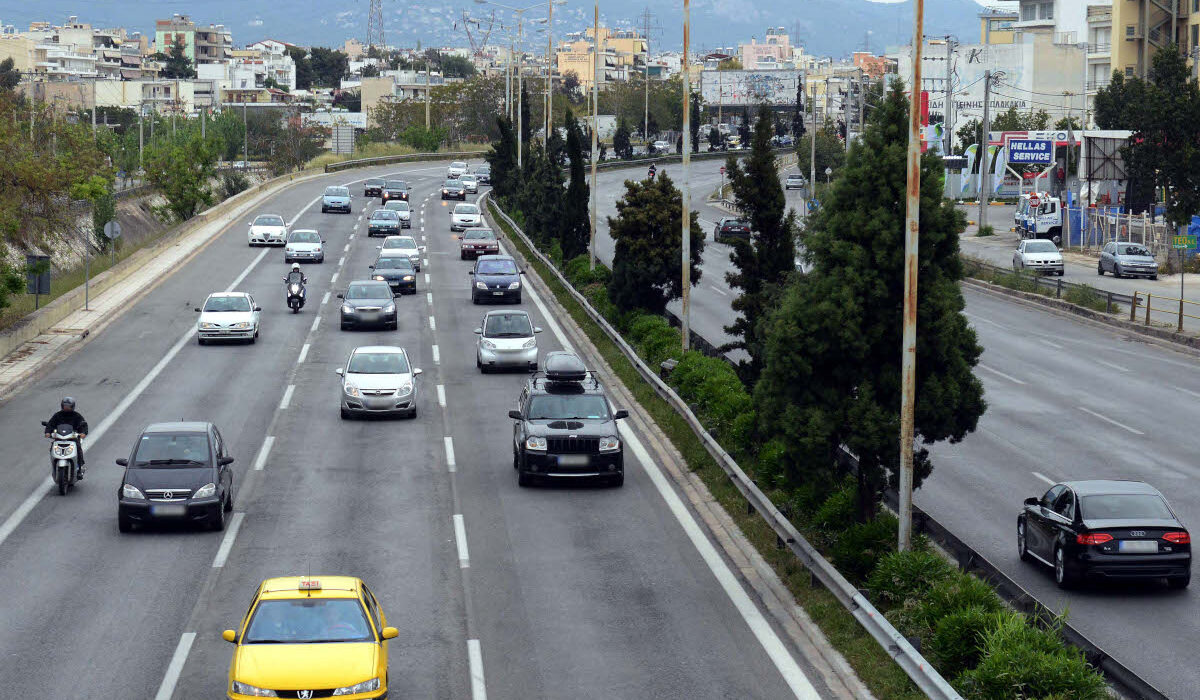 Κυκλοφοριακές ρυθμίσεις εθνική οδός Αθηνών - Λαμίας