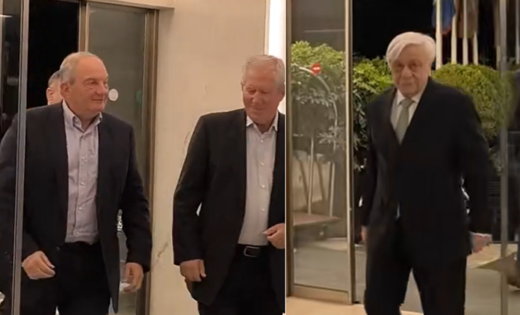 Με καρδιά «πράσινη» – Καραμανλής, Παυλόπουλος, Δένδιας στην εκδήλωση παλαιμάχων του Παναθηναϊκού (Βίντεο)