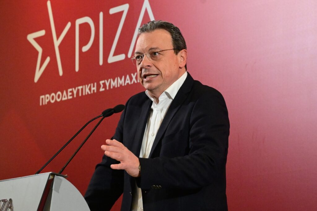 Ο πρόεδρος του ΣΥΡΙΖΑ Σωκράτης Φάμελλος στην Κεντρική Επιτροπή του κόμματος