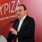 Ο πρόεδρος του ΣΥΡΙΖΑ Σωκράτης Φάμελλος στην Κεντρική Επιτροπή του κόμματος