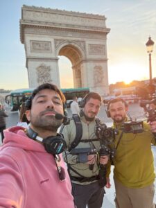 Η Γη της Ελιάς backstage