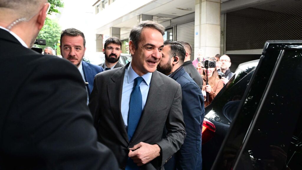Κυριάκος Μητσοτάκης: Επίσκεψη στο υπουργείο Εσωτερικών