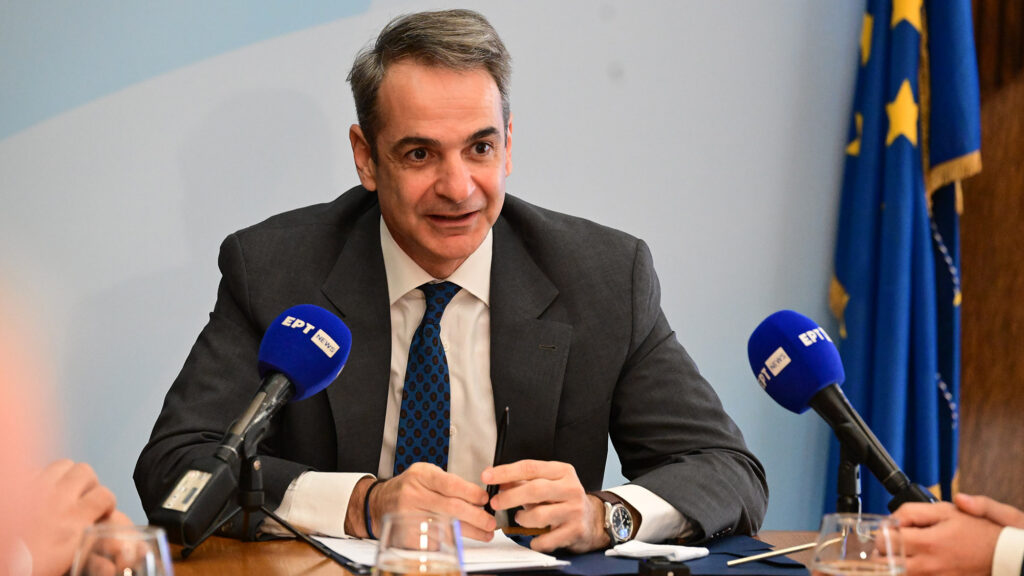 Ο Κυριάκος Μητσοτάκης στο υπουργείο Εσωτερικών