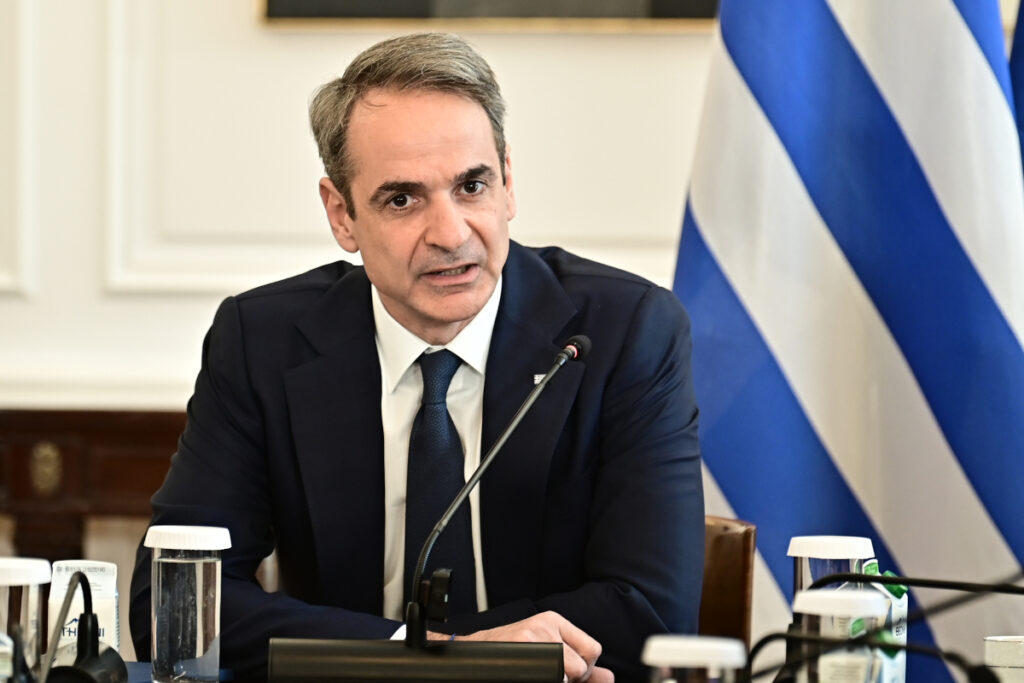 Ο Κυριάκος Μητσοτάκης στο Υπουργικό Συμβούλιο
