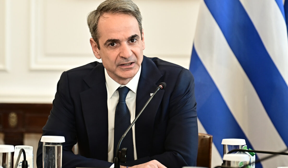 Ο Κυριάκος Μητσοτάκης στο Υπουργικό Συμβούλιο