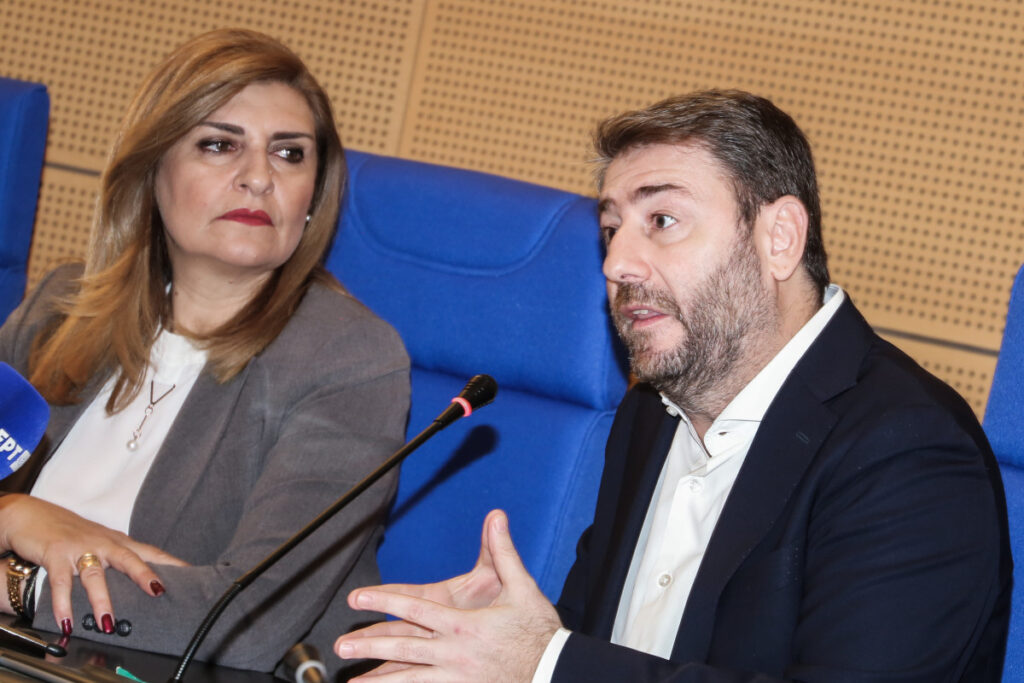 Νίκος Ανδρουλάκης και Ευαγγελία Λιακούλη ΠΑΣΟΚ