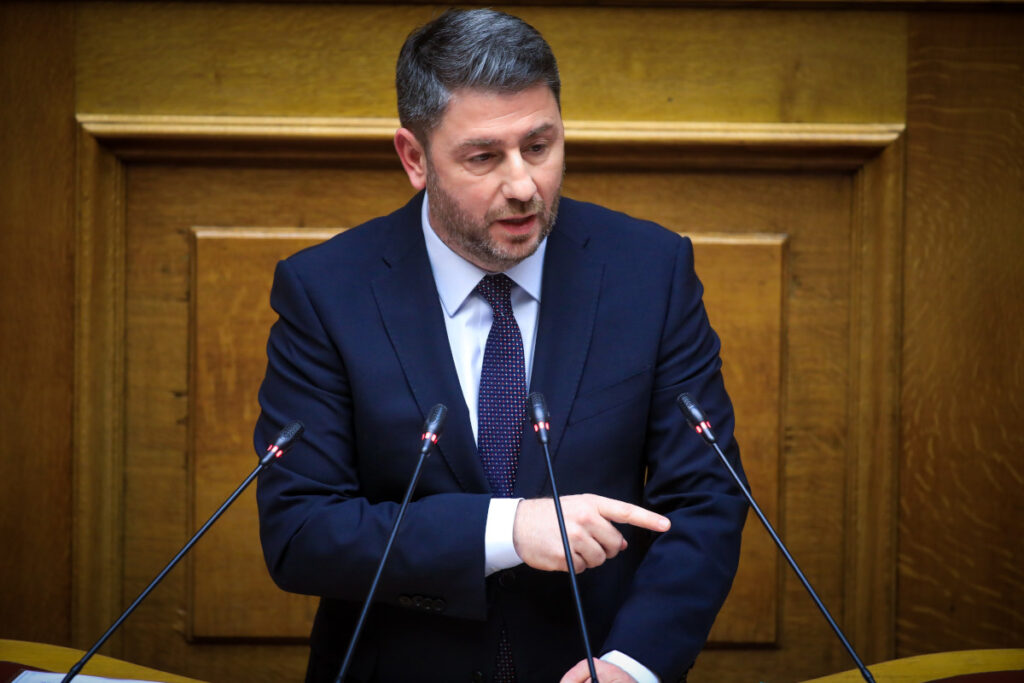 Ο πρόεδρος του ΠΑΣΟΚ, Νίκος Ανδρουλάκης