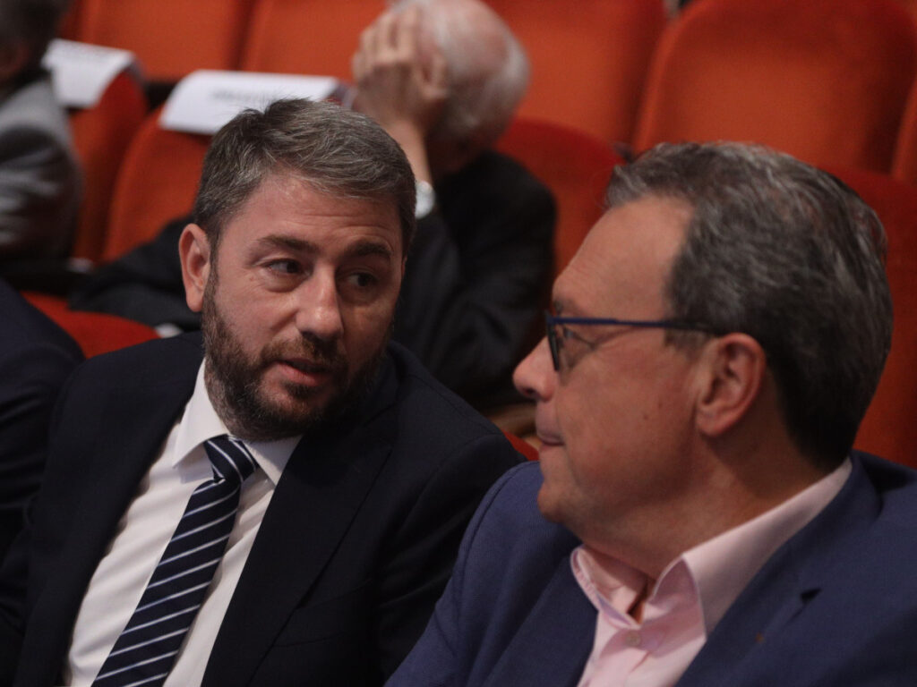 Οι πρόεδρου του ΠΑΣΟΚ, Νίκος Ανδρουλάκης, και ΣΥΡΙΖΑ, Σωκράτης Φάμελλος