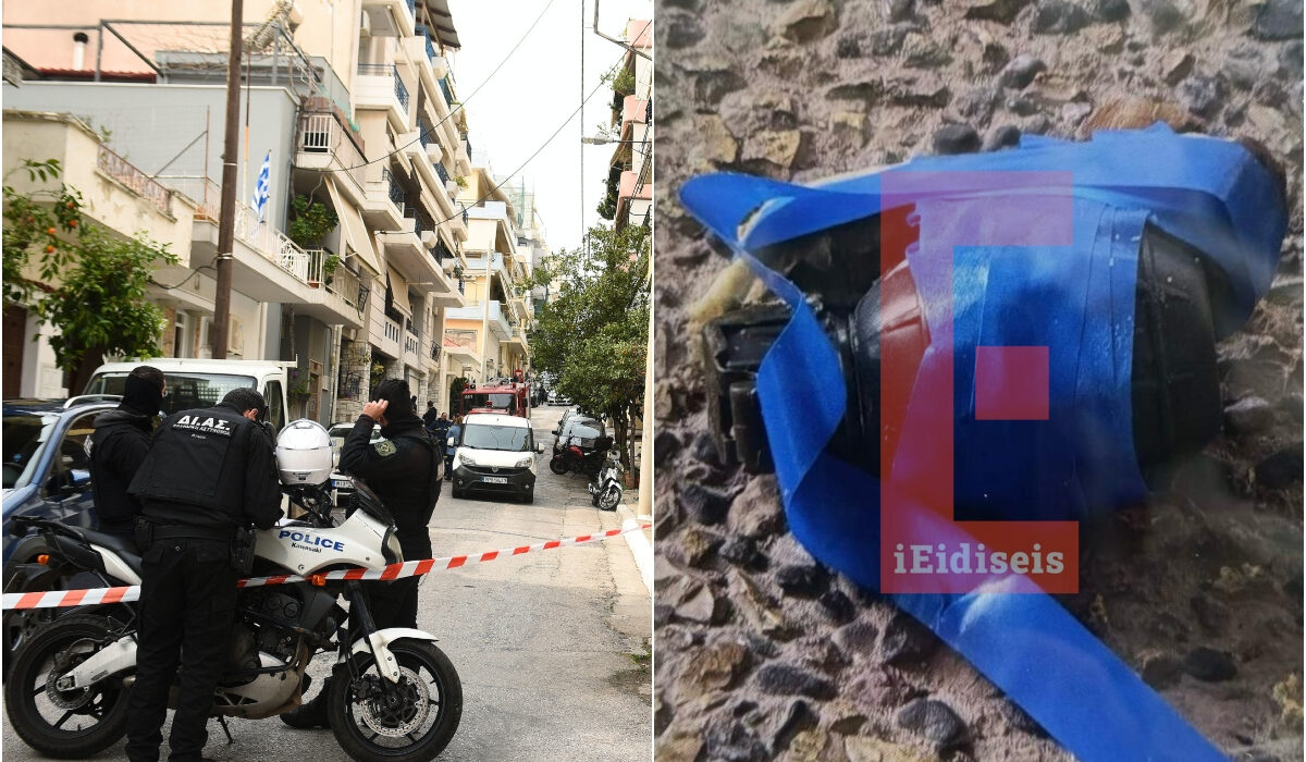 Χειροβομβίδα εντοπίστηκε σε πυλωτή πολυκατοικίας στα Καμίνια Πειραιά στην οποία κατοικεί αστυνομικός στις φυλακές Κορυδαλλού