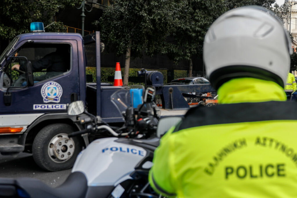 Τροχαίο στο κέντρο της Αθήνας οδός Σταδίου