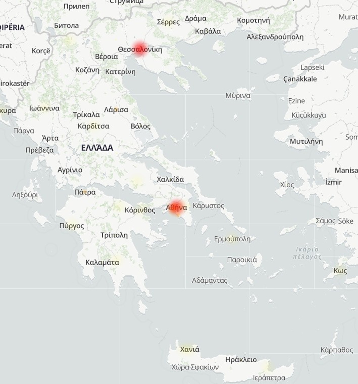 Προβλήματα πρόσβασης στο Twitter στην Ελλάδα, 10 Μαρτίου 2025
