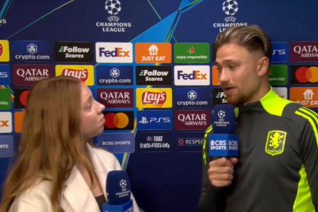 Champions League: Ποδοσφαιριστής της Άστον Βίλα έδωσε συνέντευξη στη δημοσιογράφο αδελφή του (Βίντεο)