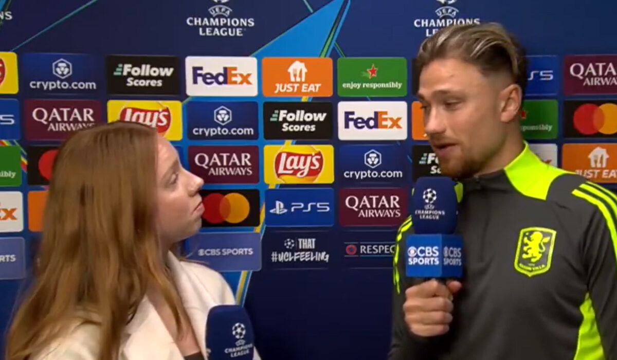 Champions League: Ποδοσφαιριστής της Άστον Βίλα έδωσε συνέντευξη στη δημοσιογράφο αδελφή του (Βίντεο)