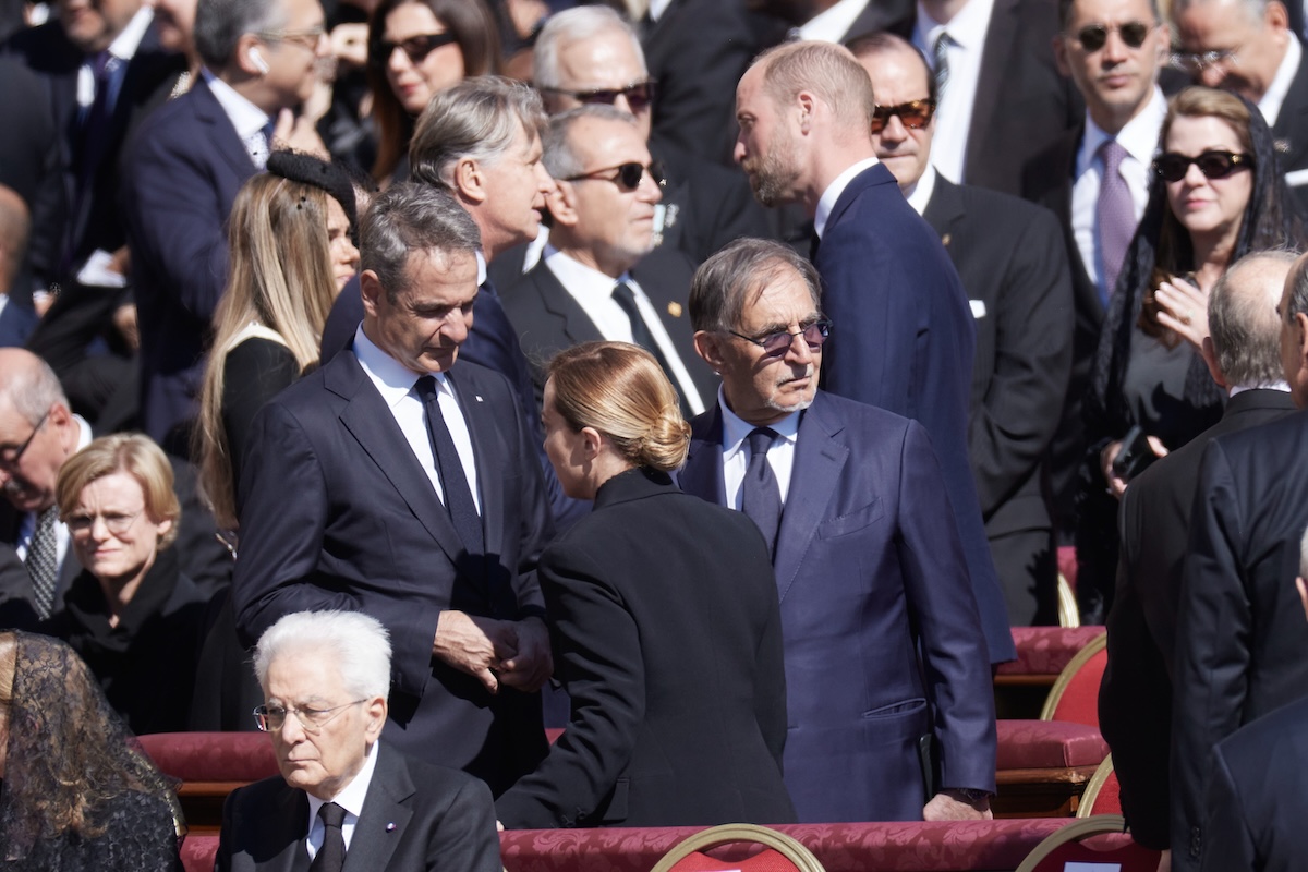 Ο Κυριάκος Μητσοτάκης στην κηδεία του Πάπα Φραγκίσκου, 26 Απριλίου 2025