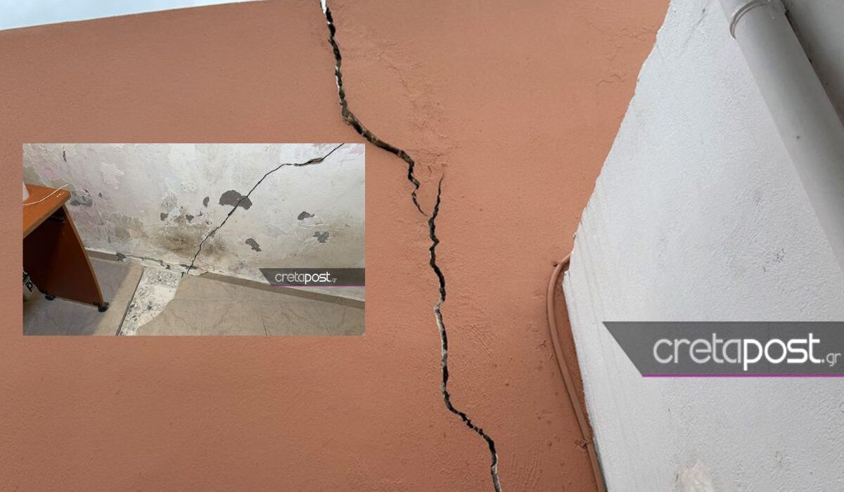 Τα πρώτα συμπεράσματα για τις Βούτες Ηρακλείου: Εκκενώνονται 4 σπίτια – Φωτογραφίες από τις ρωγμές