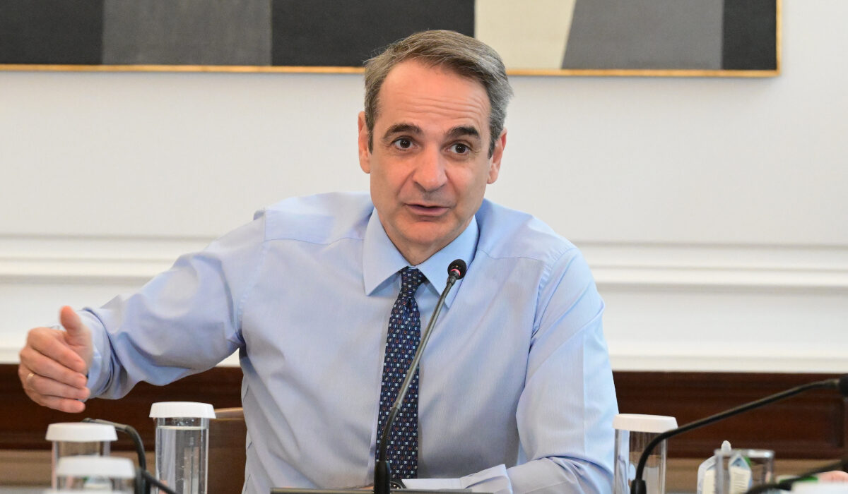 Ο πρωθυπουργός Κυριάκος Μητσοτάκης