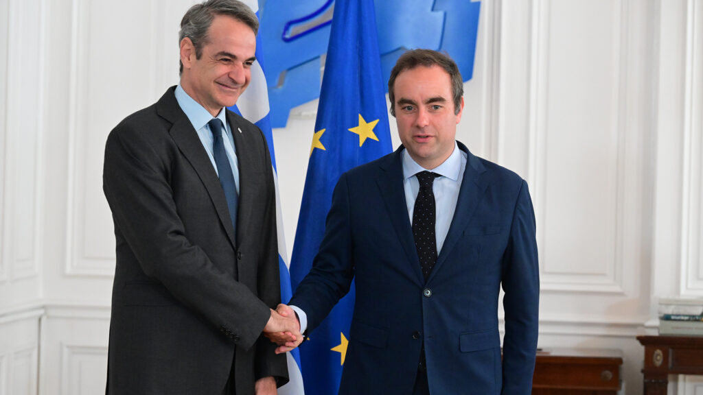 Κυριάκος Μητσοτάκης Σεμπαστιάν Λεκορνού