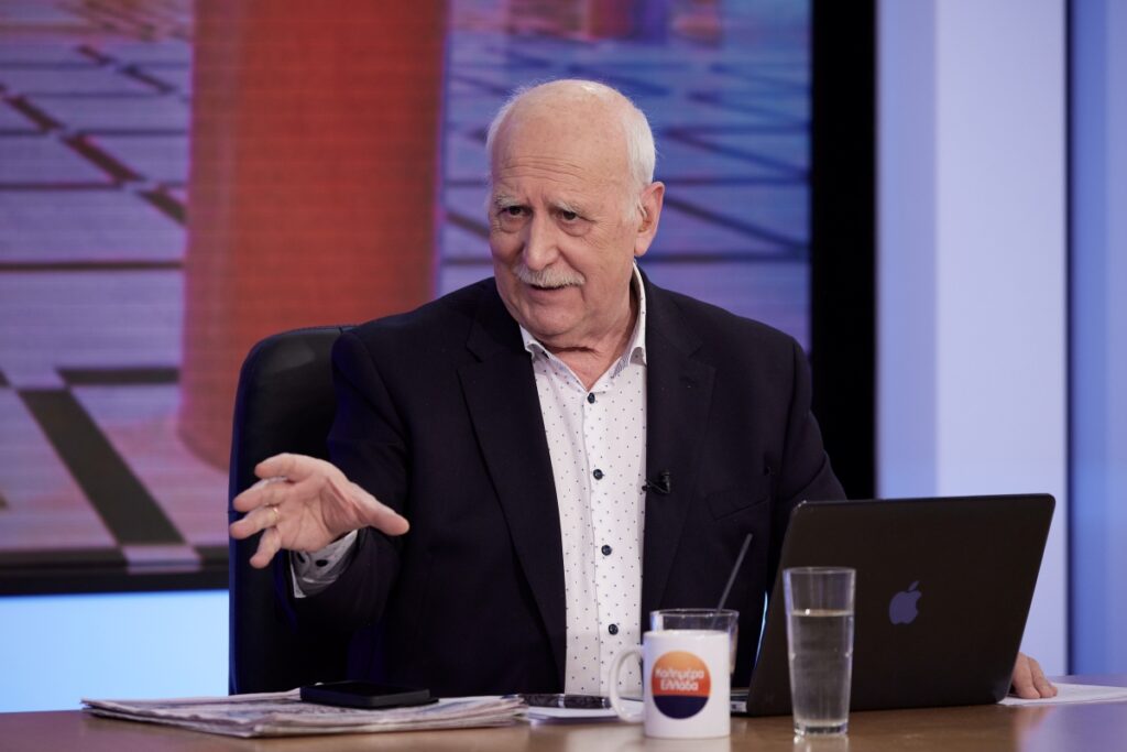 Ο Γιώργος Παπαδάκης στο πλατό της εκπομπής «Καλημέρα Ελλάδα».