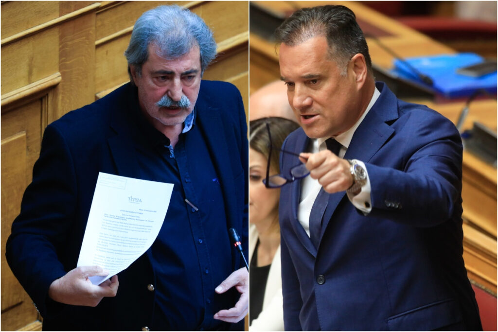 Παύλος Πολάκης και Άδωνις Γεωργιάδης στη Βουλή