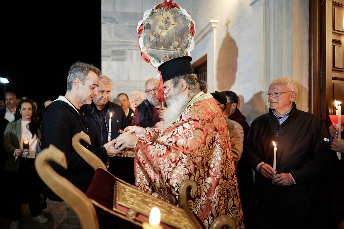 Τήνος Κυριάκος Μητσοτάκης Πάσχα 2025