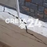 Ρωγμές στις Βούτες Ηρακλείου Κρήτης, Απρίλιος 2025