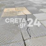 Ρωγμές στις Βούτες Ηρακλείου Κρήτης, Απρίλιος 2025