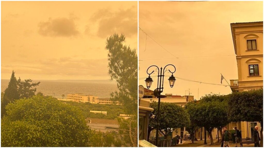 Αφρικανική σκόνη: Τοπίο... Σαχάρας από τη Ζάκυνθο μέχρι την Κρήτη - Οι επικίνδυνες περιοχές