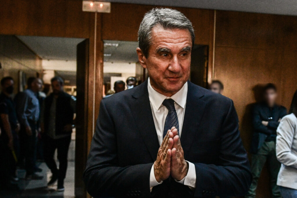 Ο Ανδρέας Λοβέρδος στη δίκη της Novartis