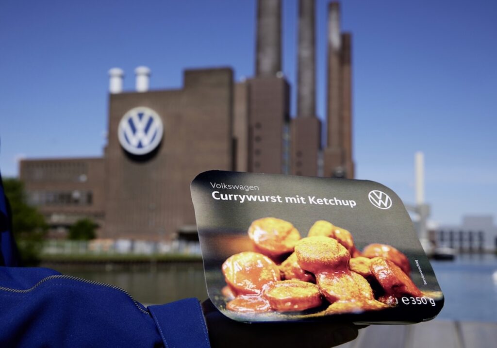 Volkswagen VW Φαγητό Λουκάνικα