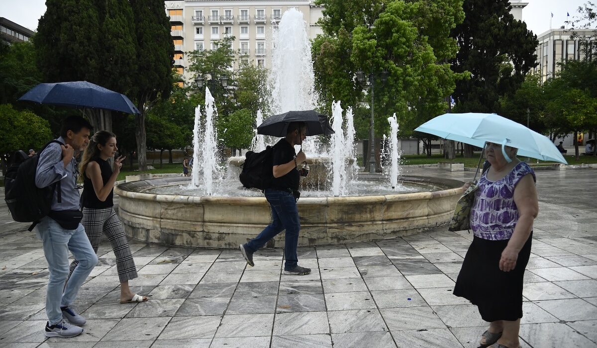 Καιρός Βροχή Αθήνα