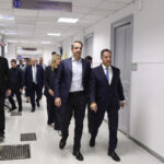 Επίσκεψη του Κυριάκου Μητσοτάκη στο νοσοκομείο «Ευαγγελισμός»