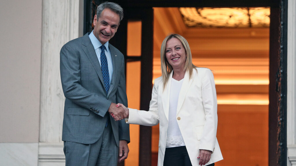 Δρομολογείται συνάντηση Μητσοτάκη – Μελόνι στη Ρώμη