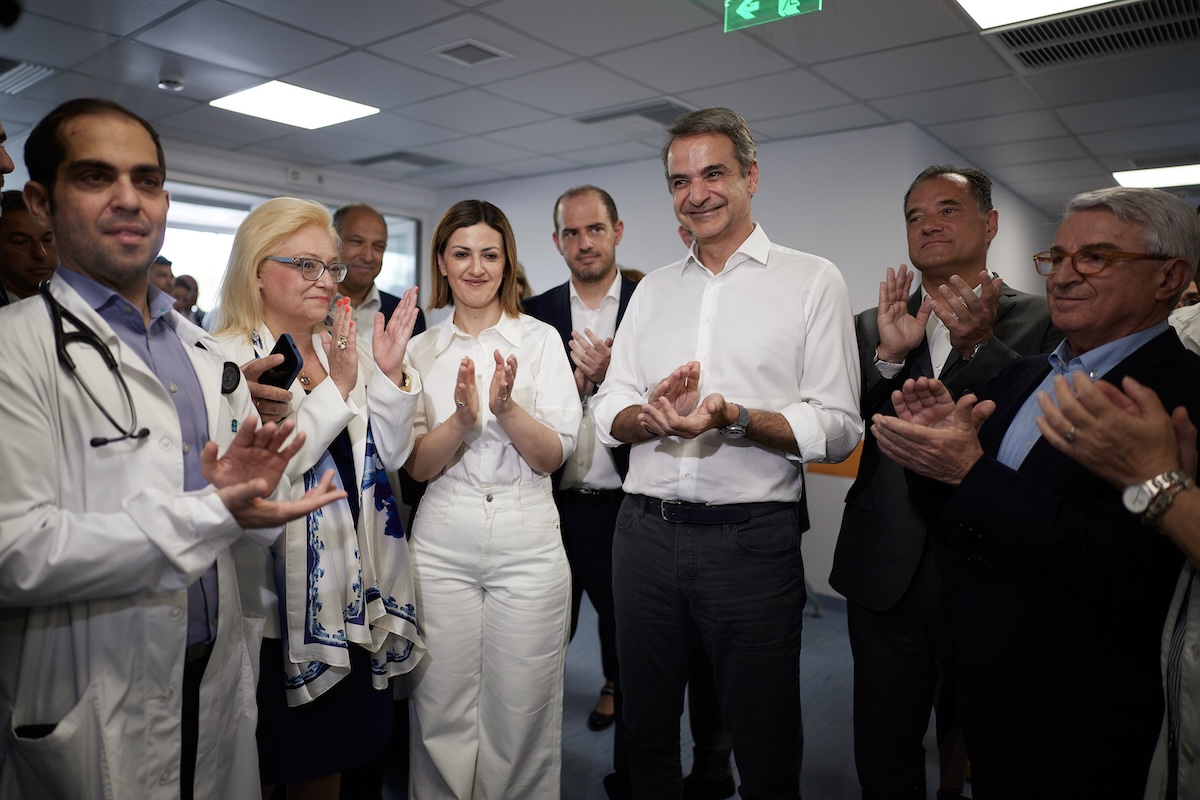Κυριάκος Μητσοτάκης Κέντρο Υγείας Μέγαρα