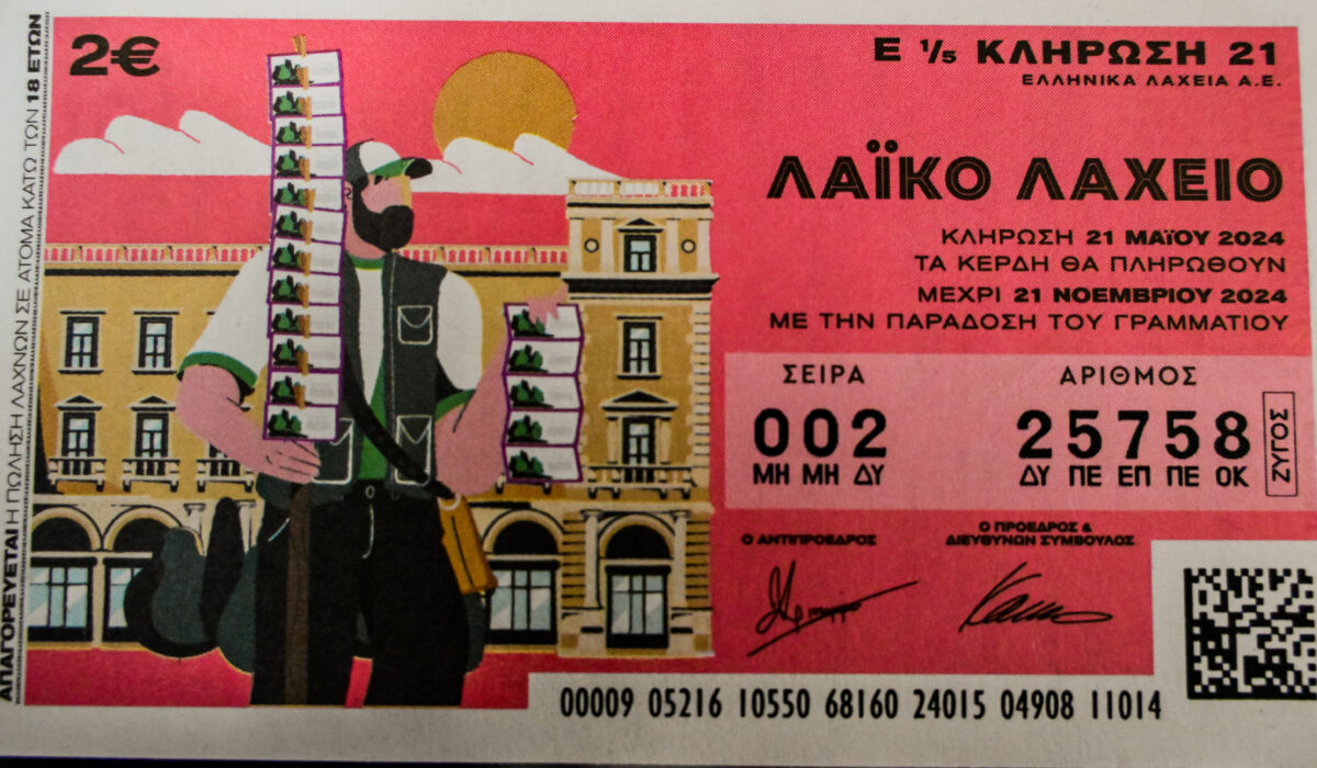 Λαϊκό Λαχείο 20/5: Ο πίνακας κερδών στην 20η κλήρωση