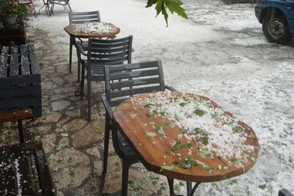 Λακωνία, χαλάζι, καιρός