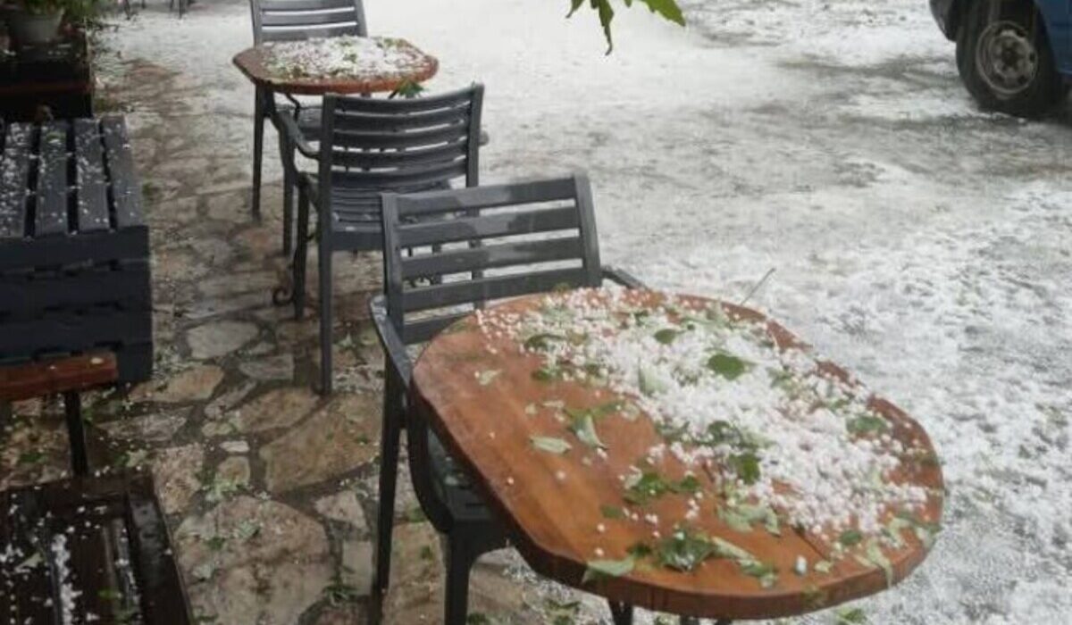 Λακωνία, χαλάζι, καιρός