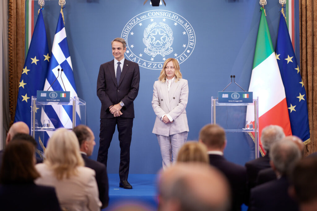 Κυριάκος Μητσοτάκης Τζόρτζια Μελόνι κοινές δηλώσεις