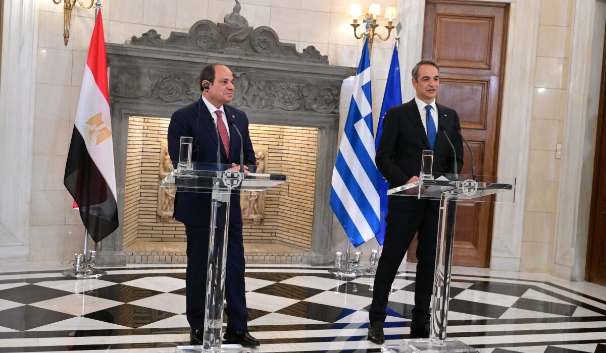 Συνάντηση Μητσοτάκη – Σίσι: Αθήνα και Κάιρο υπέγραψαν διακήρυξη στρατηγικής εταιρικής σχέσης