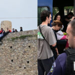 Προσαγωγή 15 μελών της Νεολαίας Νέας Αριστεράς που ύψωσαν παλαιστινιακή σημαία στην Ακρόπολη