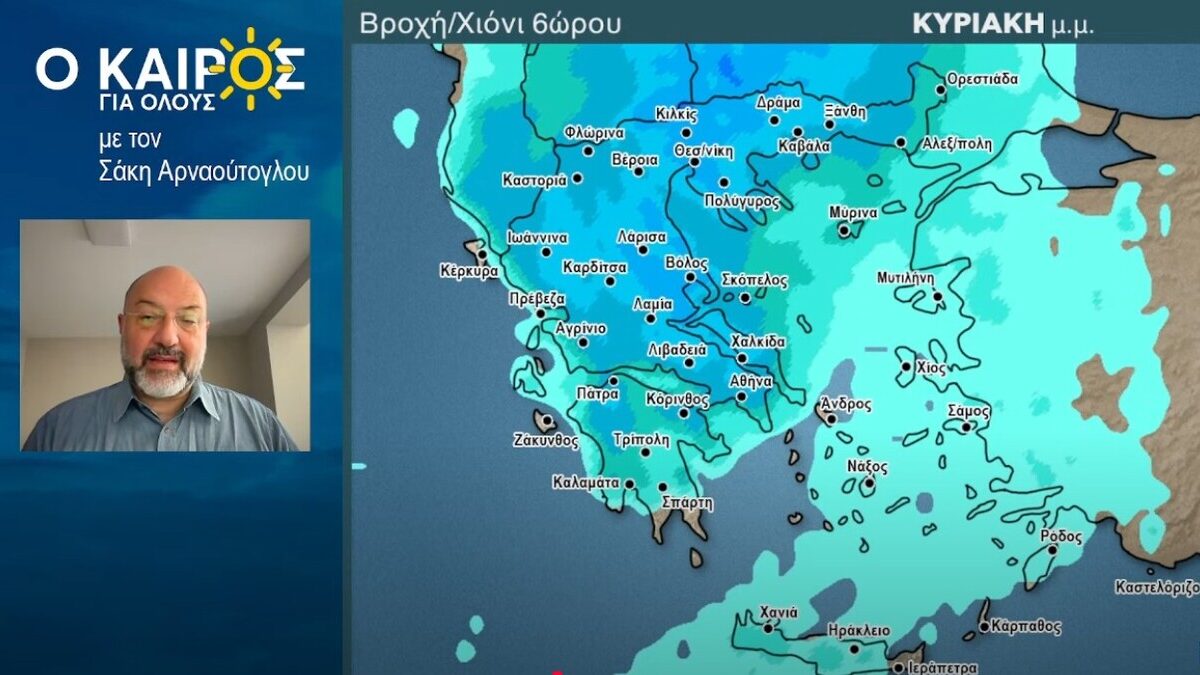 Σάκης Αρναούτογλου Καιρός