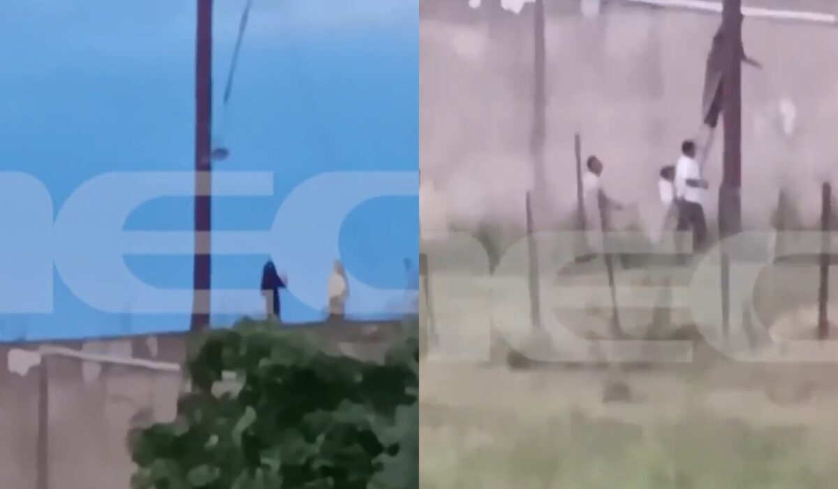 Βοιωτία: Συμμορία αφαιρεί καλώδια από κολόνα υψηλής τάσης – Βίντεο ντοκουμέντο