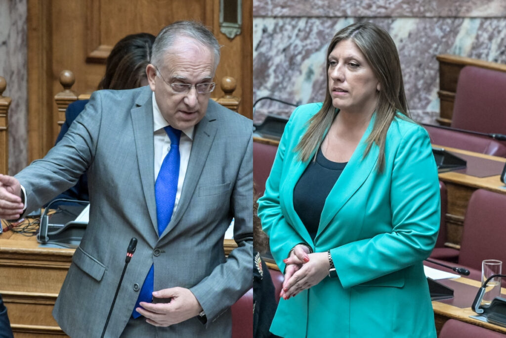 Κόντρα στη Βουλή Τάκης Θεοδωρικάκος Ζωή Κωνσταντοπούλου