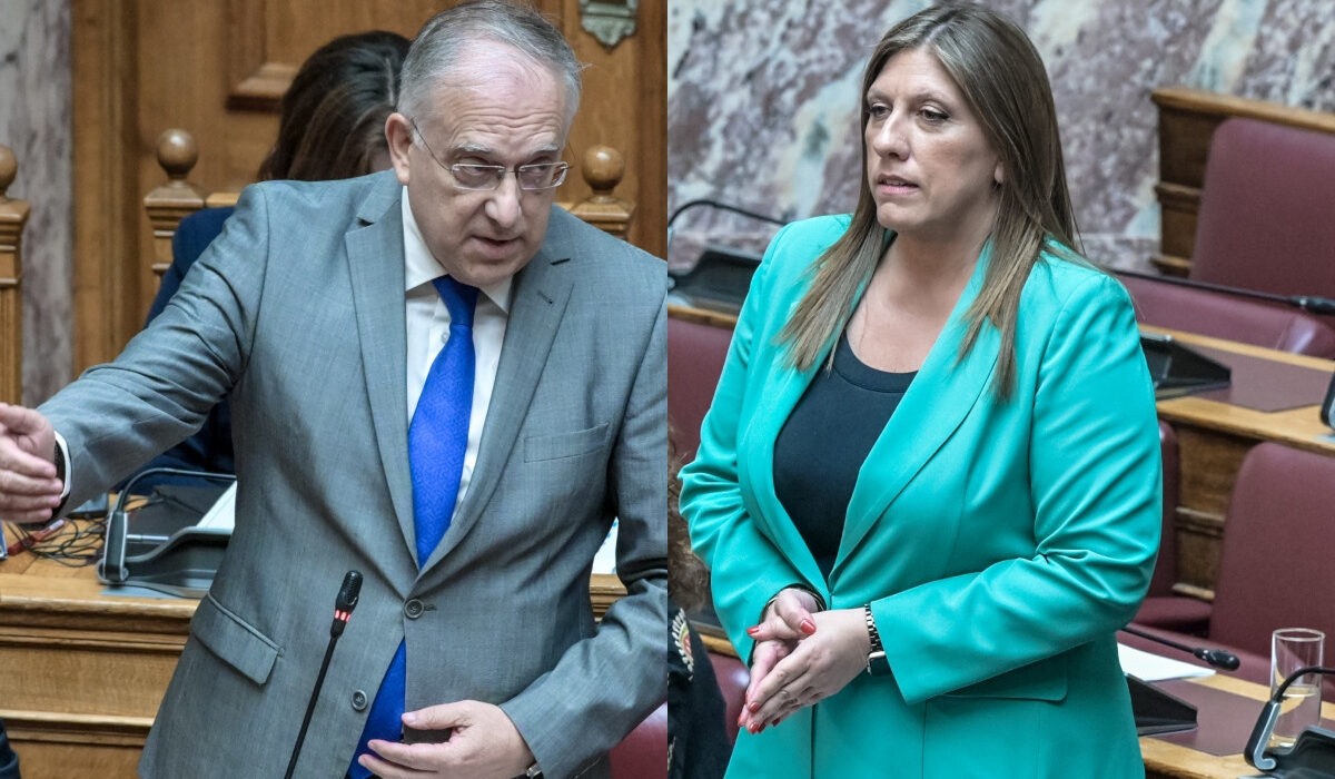 Κόντρα στη Βουλή Τάκης Θεοδωρικάκος Ζωή Κωνσταντοπούλου