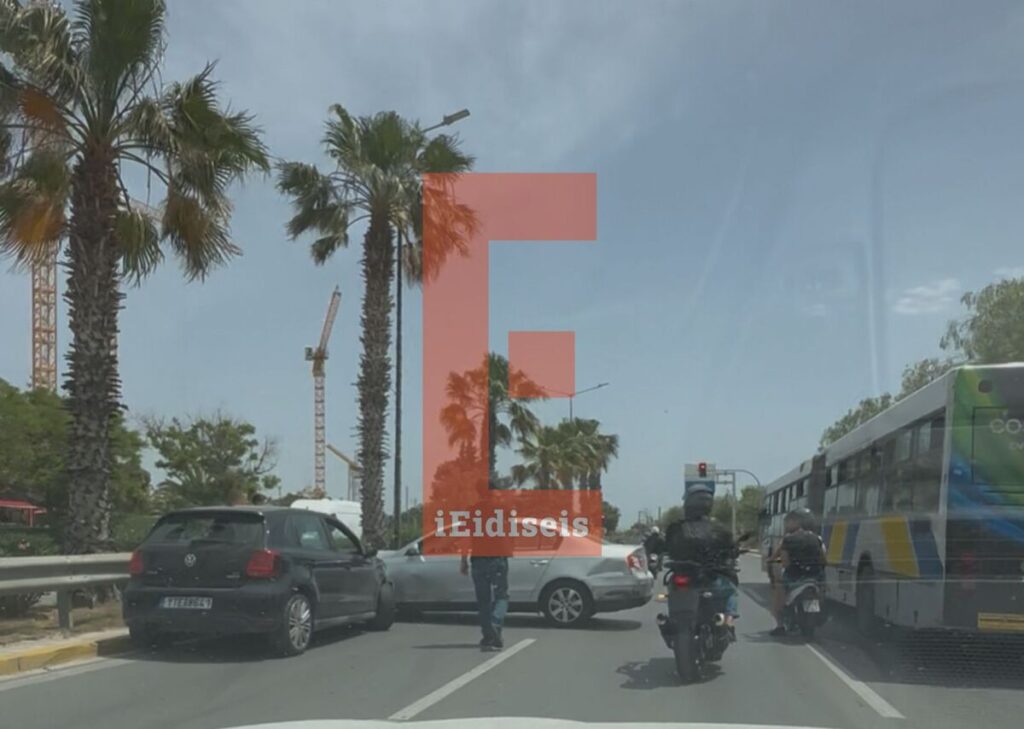Μεγάλες καθυστερήσεις και ουρά χιλιομέτρων στην λεωφόρο Ποσειδώνος μετά από τροχαίο