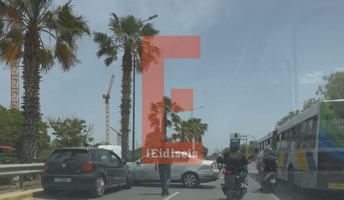 Μεγάλες καθυστερήσεις και ουρά χιλιομέτρων στην λεωφόρο Ποσειδώνος μετά από τροχαίο