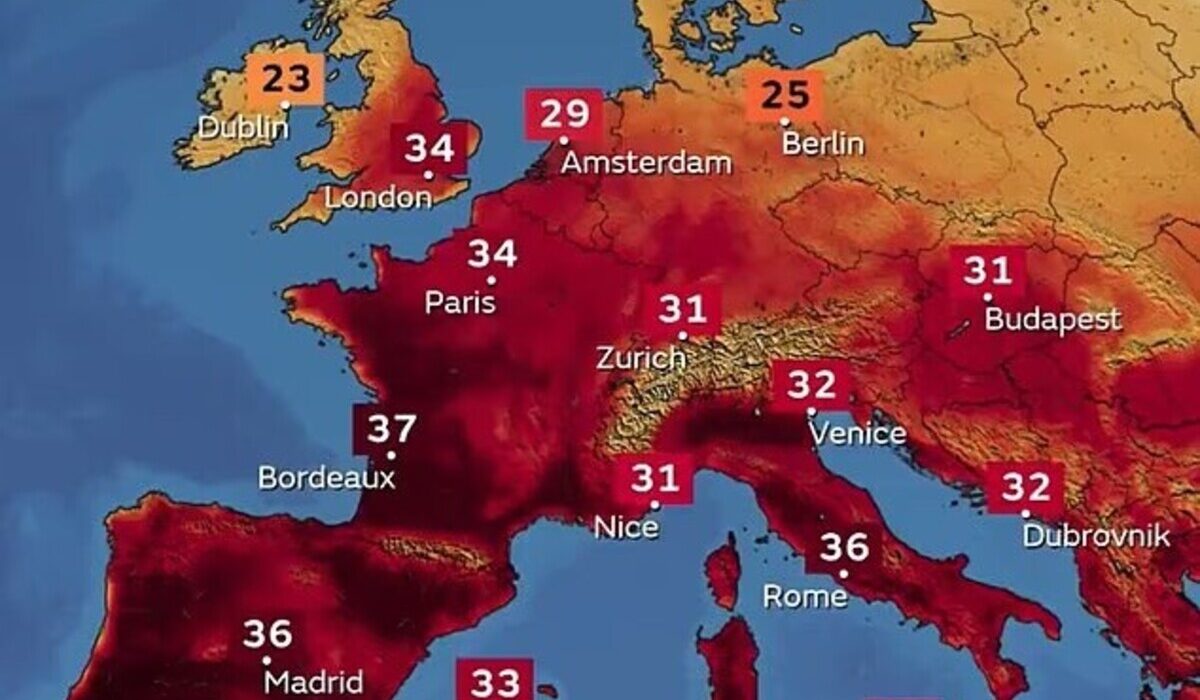 Γιατί φλέγεται η Ευρώπη, θερμοκρασίες ρεκόρ για την εποχή – Πότε έρχεται νέος καύσωνας στην Ελλάδα (Χάρτης, Εικόνες)