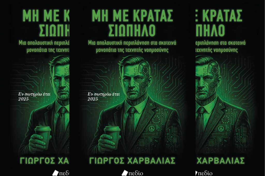 «Μη με κρατάς σιωπηλό» – Ο Γ. Χαρβαλιάς για τα σκοτεινά μονοπάτια της Τεχνητής Νοημοσύνης