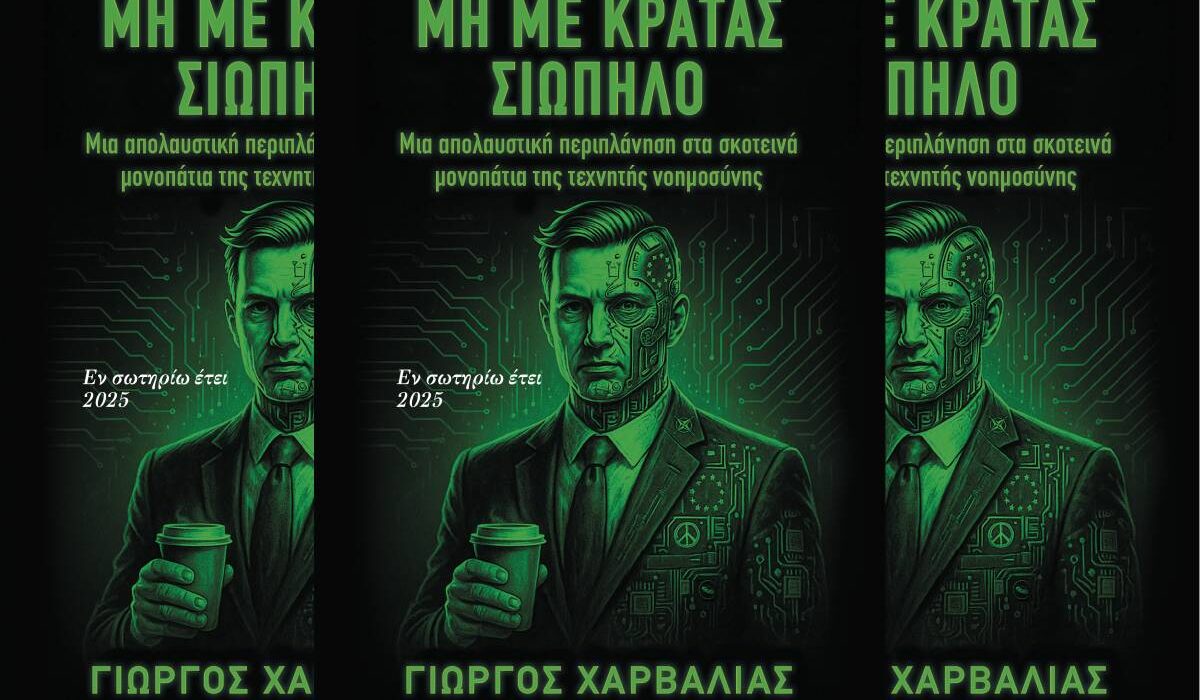 «Μη με κρατάς σιωπηλό» – Ο Γ. Χαρβαλιάς για τα σκοτεινά μονοπάτια της Τεχνητής Νοημοσύνης