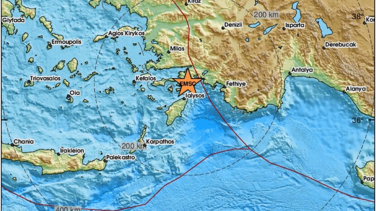 Σεισμός 5,8 R στη Ρόδο: Μία 14χρονη νεκρή και 69 τραυματίες στην Τουρκία